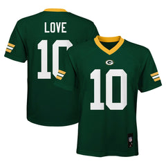 Jordan Love Green Bay Packers Youth Replica Player Jersey Green