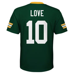 Jordan Love Green Bay Packers Youth Replica Player Jersey Green