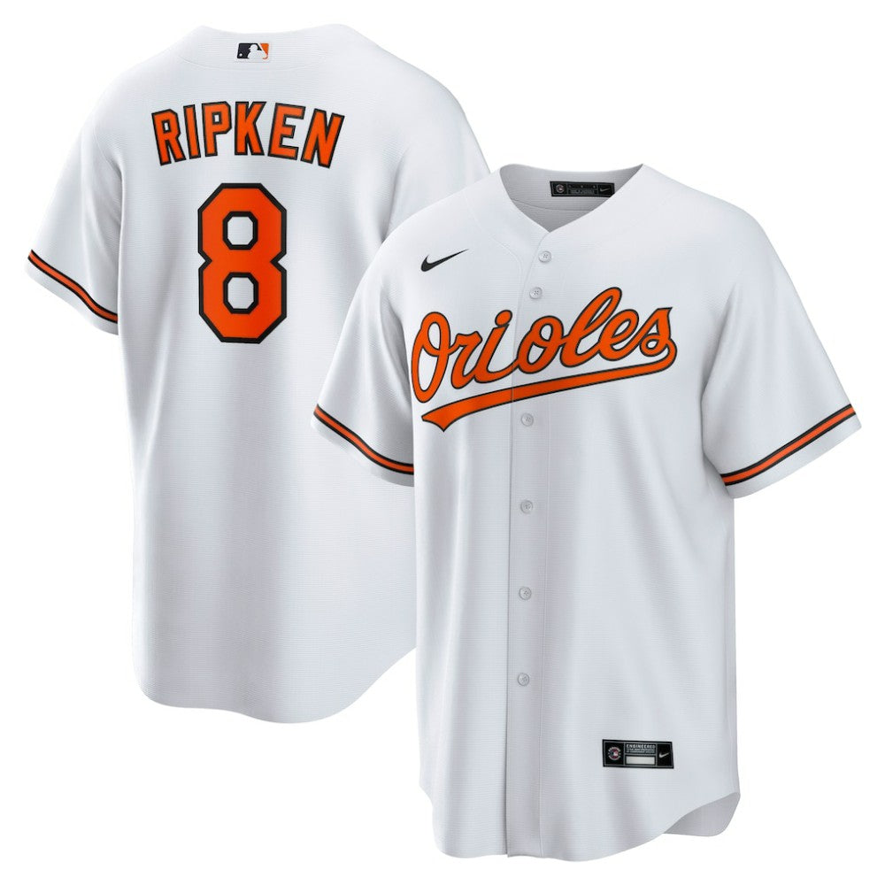 Cal Ripken Jr. Baltimore Orioles Nike Throwback Replica Player Jersey - White - Nike Sale