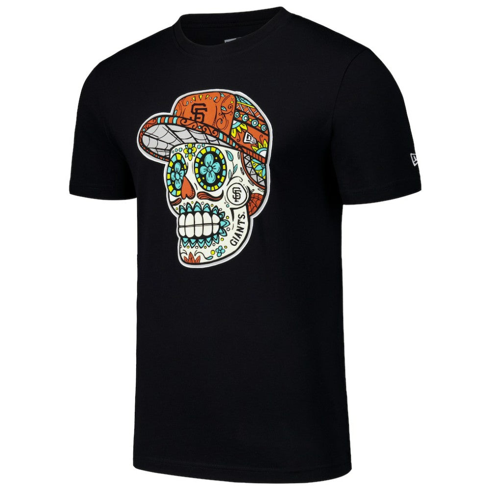 San Francisco Giants New Era Sugar Skulls T-Shirt - Black - New Era Sale