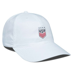 USWNT Levelwear Matrix Insignia Core Adjustable Hat White