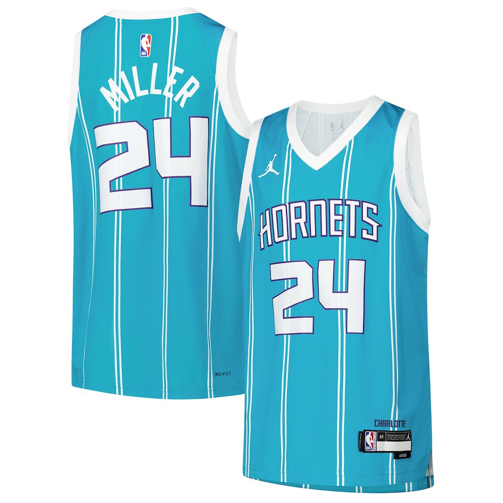 Brandon Miller Charlotte Hornets Youth Swingman Jersey Icon Edition Teal | Nike Near Me