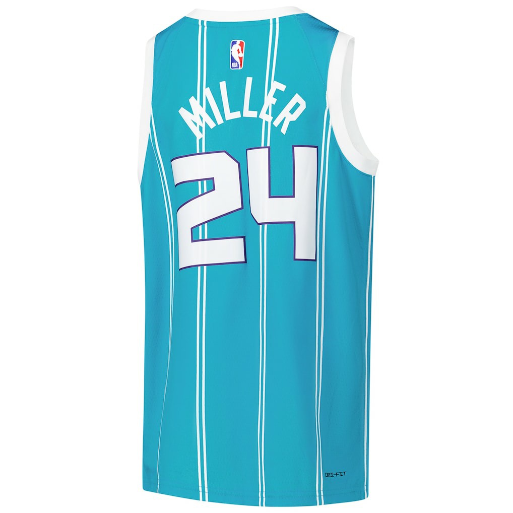 Brandon Miller Charlotte Hornets Youth Swingman Jersey Icon Edition Teal | Nike Near Me