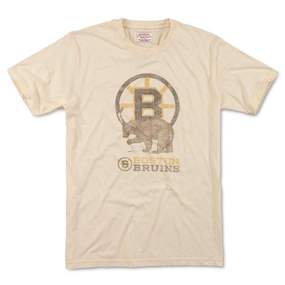Boston Bruins American Needle Brass Tacks T-Shirt - Cream - NHL 201662670