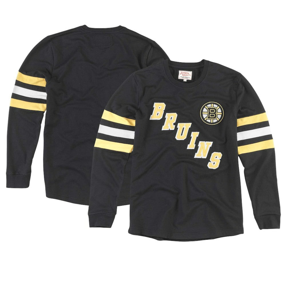 Boston Bruins American Needle Sudbury Long Sleeve T-Shirt - Black - NHL 201662678
