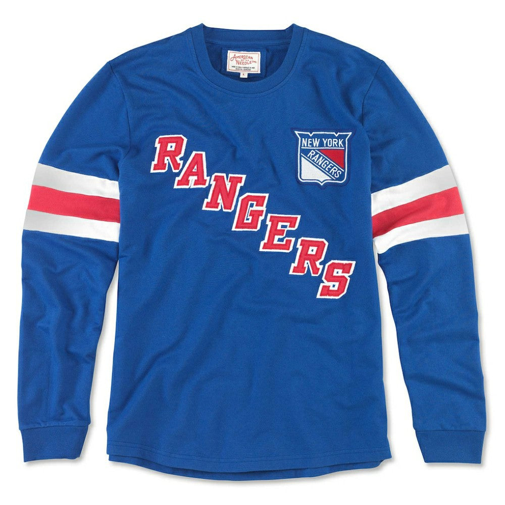 New York Rangers American Needle Sudbury Long Sleeve T-Shirt - Blue - NHL 201662679