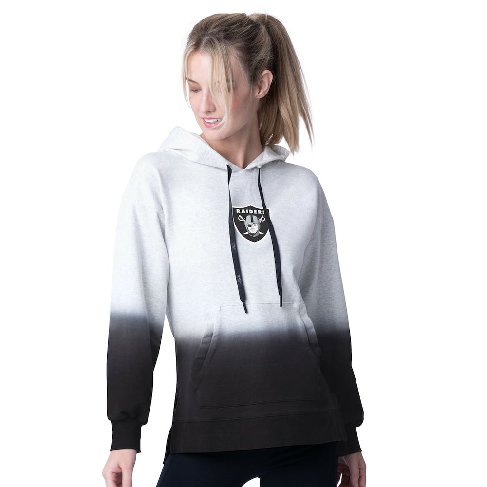 Las Vegas Raiders MSX by Michael Strahan Women's Daniela Pullover Hoodie Black