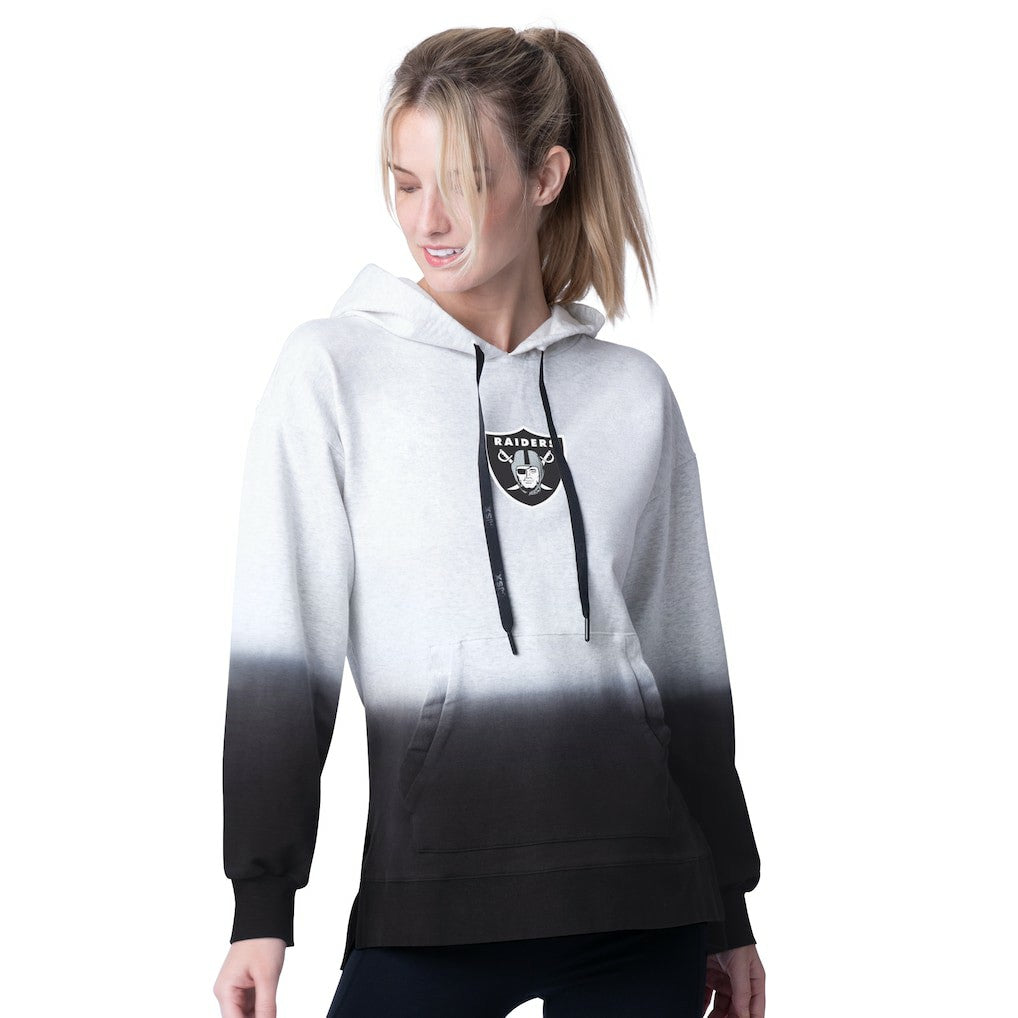 Las Vegas Raiders MSX by Michael Strahan Women's Daniela Pullover Hoodie Black