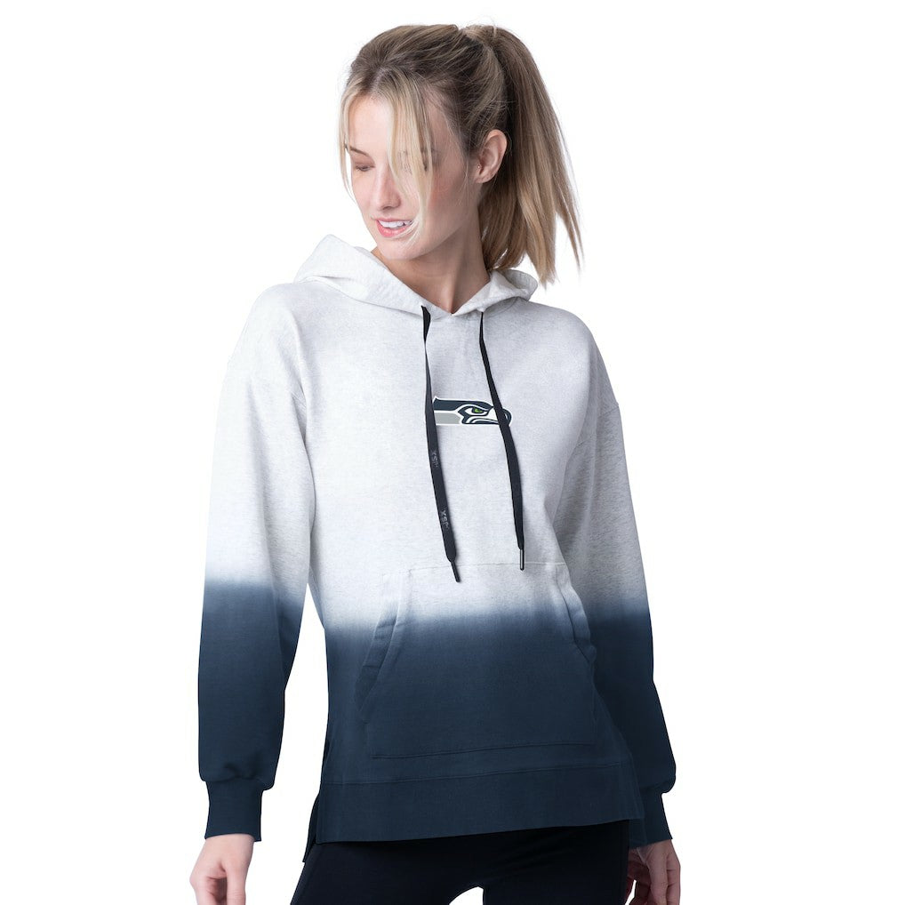 Seattle Seahawks MSX by Michael Strahan Women's Daniela Pullover Hoodie Gray