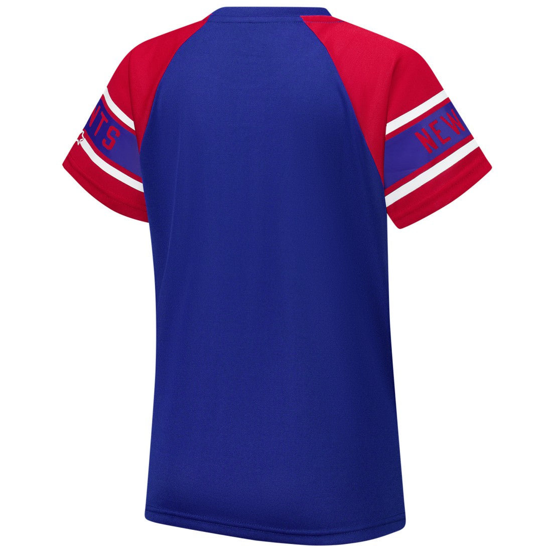 New York Giants Starter Women's 1st Rounder Color Block Raglan Top Royal