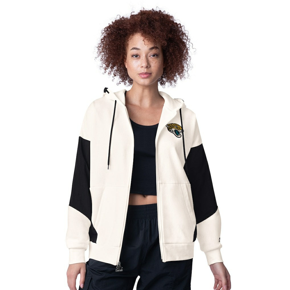 Jacksonville Jaguars Starter Women's Scrimmage Full-Zip Hoodie White