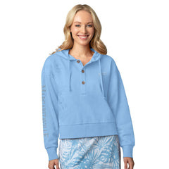 Buffalo Bills Margaritaville Women's Island Dream Solid Pullover Hoodie Blue