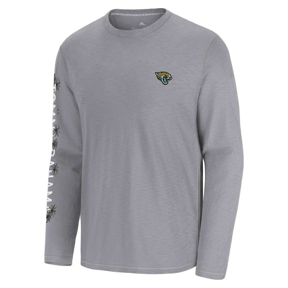 Jacksonville Jaguars Oasis Endzone Lux Long Sleeve T-Shirt Gray