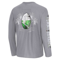 Detroit Lions Oasis Endzone Lux Long Sleeve T-Shirt Gray