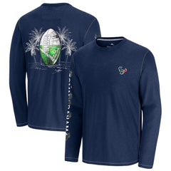 Houston Texans Oasis Endzone Lux Long Sleeve T-Shirt Blue
