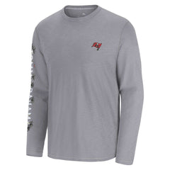 Tampa Bay Buccaneers Oasis Endzone Lux Long Sleeve T-Shirt Gray