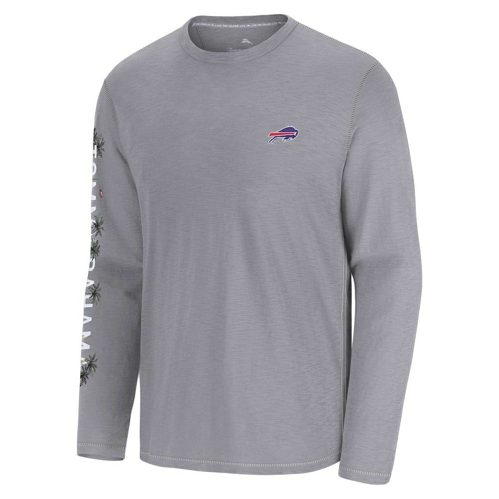 Buffalo Bills Oasis Endzone Lux Long Sleeve T-Shirt Gray