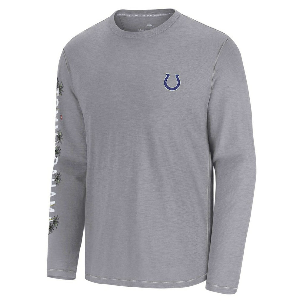 Indianapolis Colts Oasis Endzone Lux Long Sleeve T-Shirt Gray