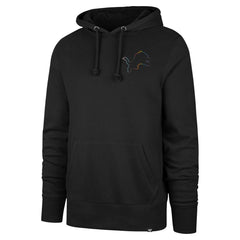 47 brand Detroit Lions '47 Pride Headline Pullover Hoodie Black