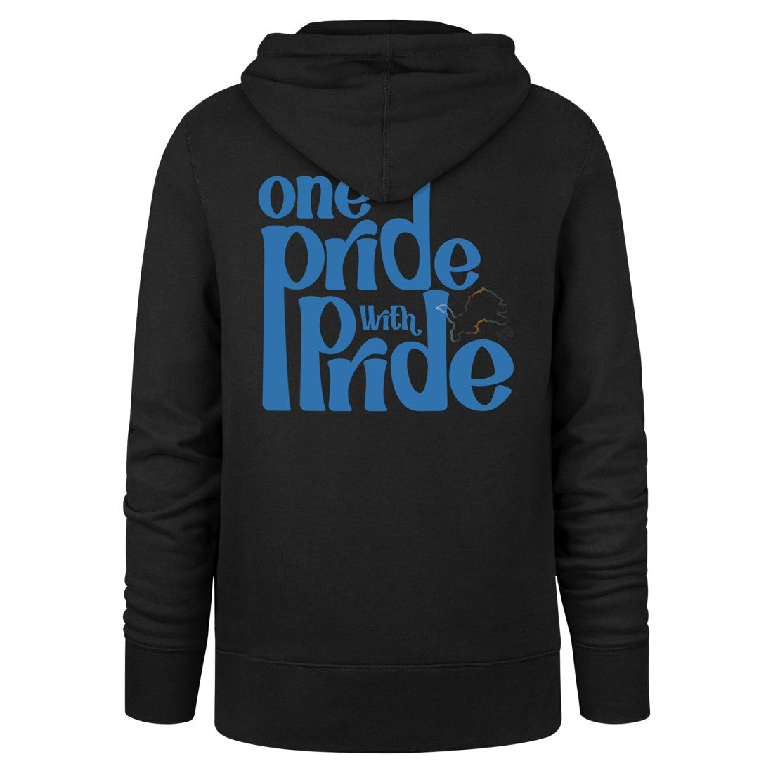 47 brand Detroit Lions '47 Pride Headline Pullover Hoodie Black