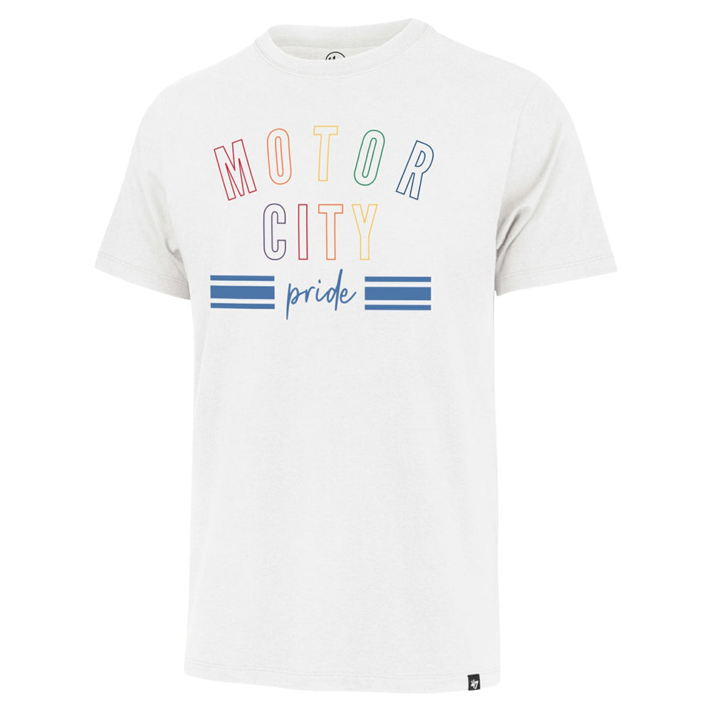 47 brand Detroit Lions '47 Motor City Pride Franklin T-Shirt White