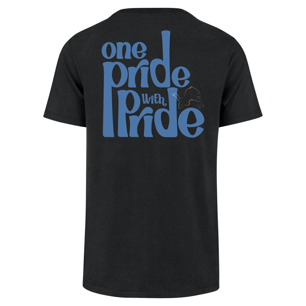 47 brand Detroit Lions '47 Pride Franklin T-Shirt Black