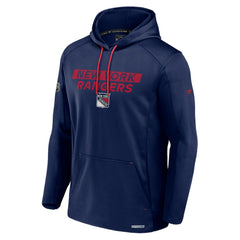 New York Rangers Fanatics Big & Tall Authentic Pro Pullover Hoodie - Blue - NHL 201673108