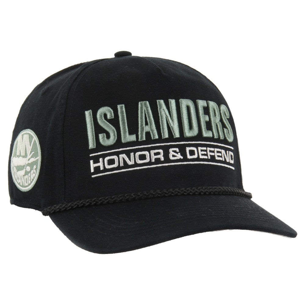 New York Islanders '47 OHT Military Appreciation Homeland Honor and Defend Hitch Adjustable Hat - Black - NHL 201673136