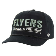 Philadelphia Flyers '47 OHT Military Appreciation Homeland Honor and Defend Hitch Adjustable Hat - Black - NHL 201673139