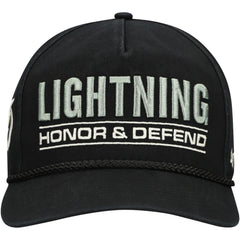 Tampa Bay Lightning '47 OHT Military Appreciation Homeland Honor and Defend Hitch Adjustable Hat - Black - NHL 201673143
