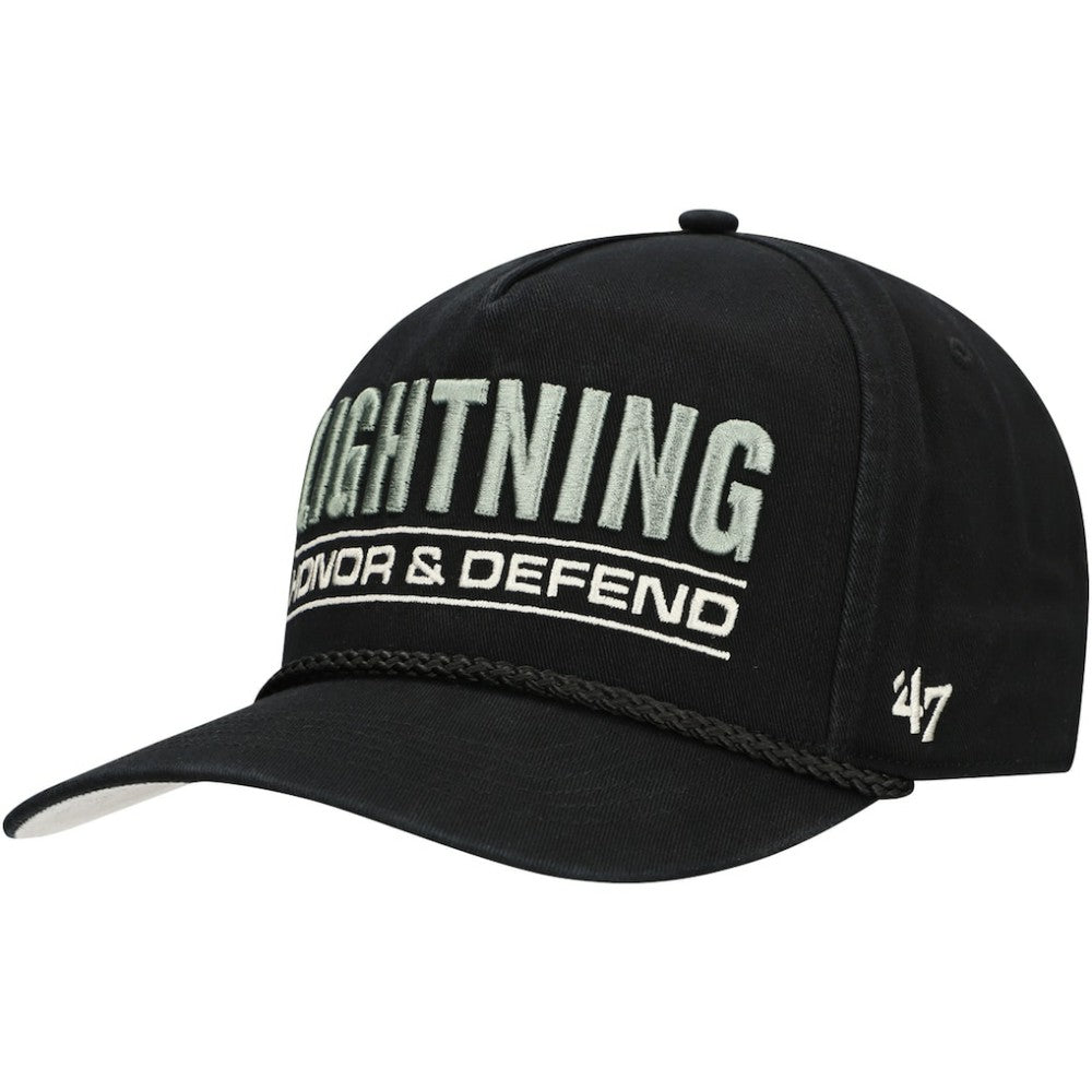 Tampa Bay Lightning '47 OHT Military Appreciation Homeland Honor and Defend Hitch Adjustable Hat - Black - NHL 201673143