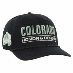 Colorado Avalanche '47 OHT Military Appreciation Homeland Honor and Defend Hitch Adjustable Hat - Black - NHL 201673148