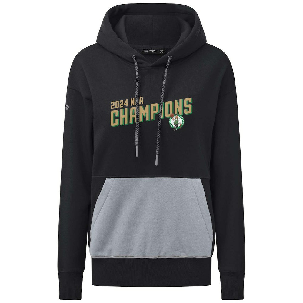 Boston Celtics Levelwear Women's 2024 NBA Finals Champions Bonfire Pullover Hoodie Black