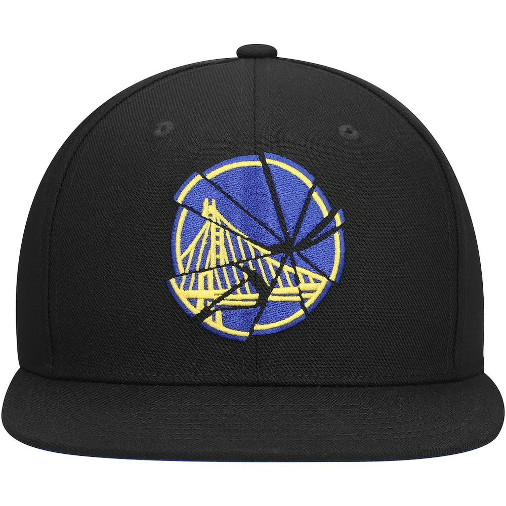 Golden State Warriors Shattered Snapback Hat for sale Black | Mitchell & Ness for sale