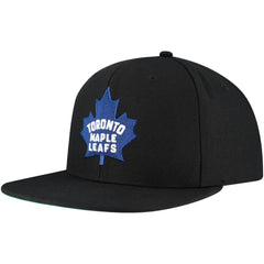 Toronto Maple Leafs Mitchell & Ness Core Top Spot Snapback Hat - Black - NHL 201673344