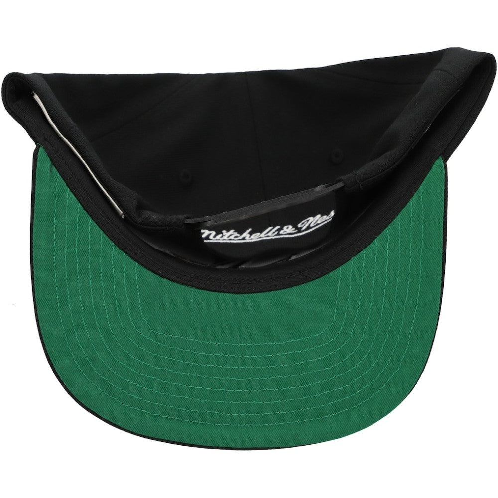 San Jose Sharks Mitchell & Ness Core Top Spot Snapback Hat - Black - NHL 201673345
