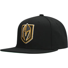 Vegas Golden Knights Mitchell & Ness Core Top Spot Snapback Hat - Black - NHL 201673346