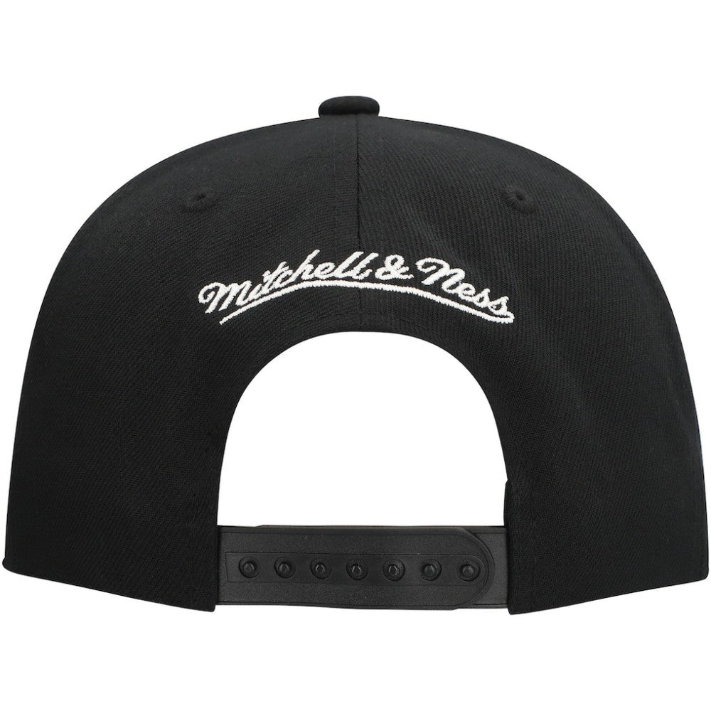 Vegas Golden Knights Mitchell & Ness Core Top Spot Snapback Hat - Black - NHL 201673346