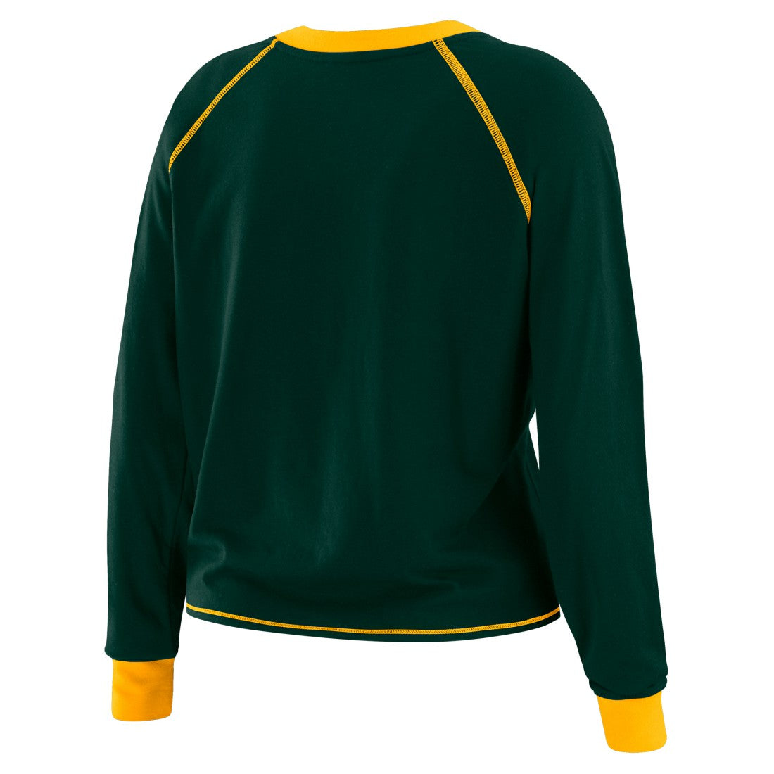 Green Bay Packers WEAR by Erin Andrews Women's Tie-Front Long Sleeve T-Shirt Green