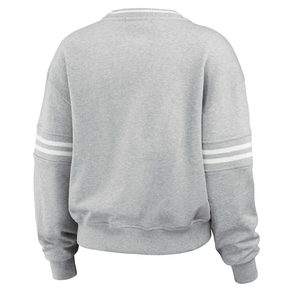 Philadelphia Eagles WEAR by Erin Andrews Women's Pullover Sweatshirt Heather Gray