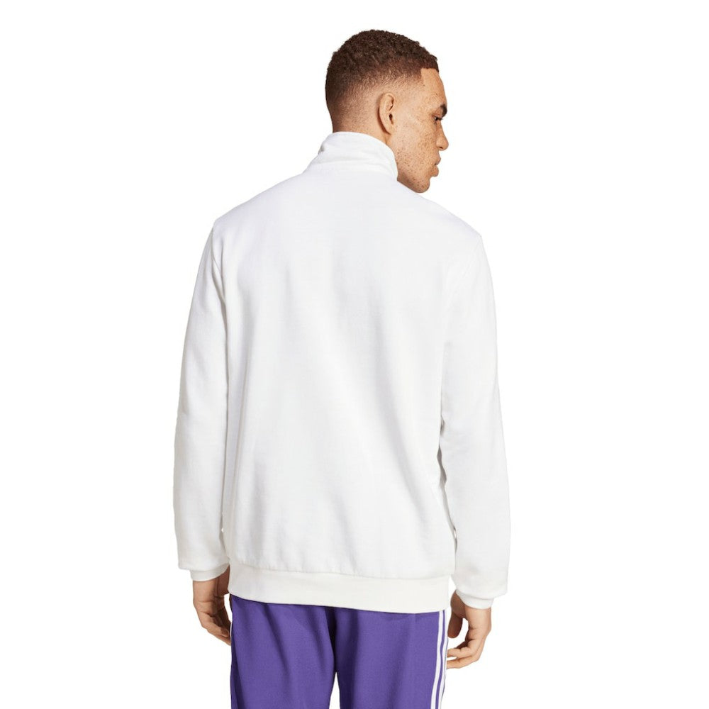 Real Madrid Originals Terrace Icons Collection Half-Zip Top White - Adidas sale