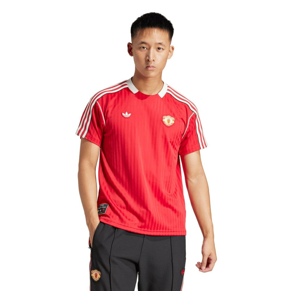 Manchester United Originals Terrace Icons Collection Fashion Jersey Red - Adidas Discount