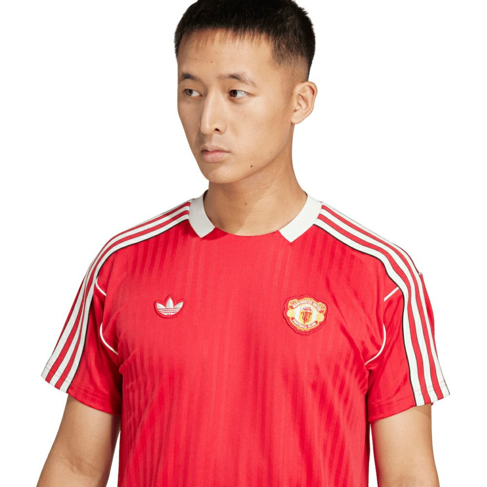 Manchester United Originals Terrace Icons Collection Fashion Jersey Red - Adidas Discount