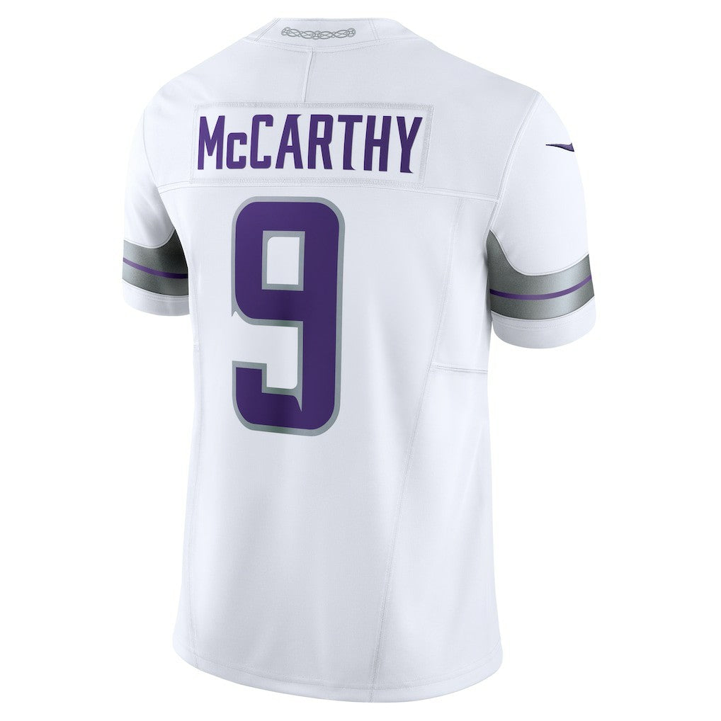 Nike J.J. McCarthy Minnesota Vikings Vapor F.U.S.E. Limited Jersey White