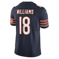 Nike Caleb Williams Chicago Bears Vapor F.U.S.E. Limited Jersey Navy