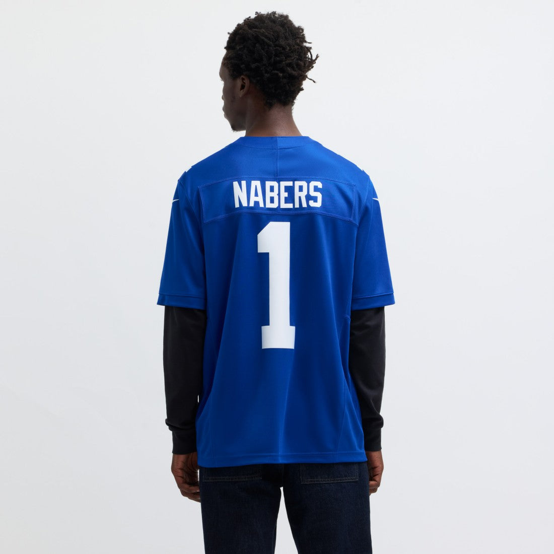 Nike Malik Nabers New York Giants Vapor F.U.S.E. Limited Jersey Royal