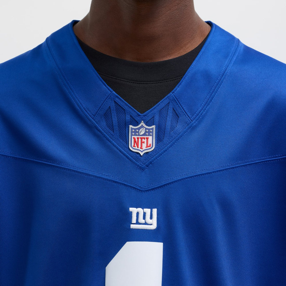 Nike Malik Nabers New York Giants Vapor F.U.S.E. Limited Jersey Royal