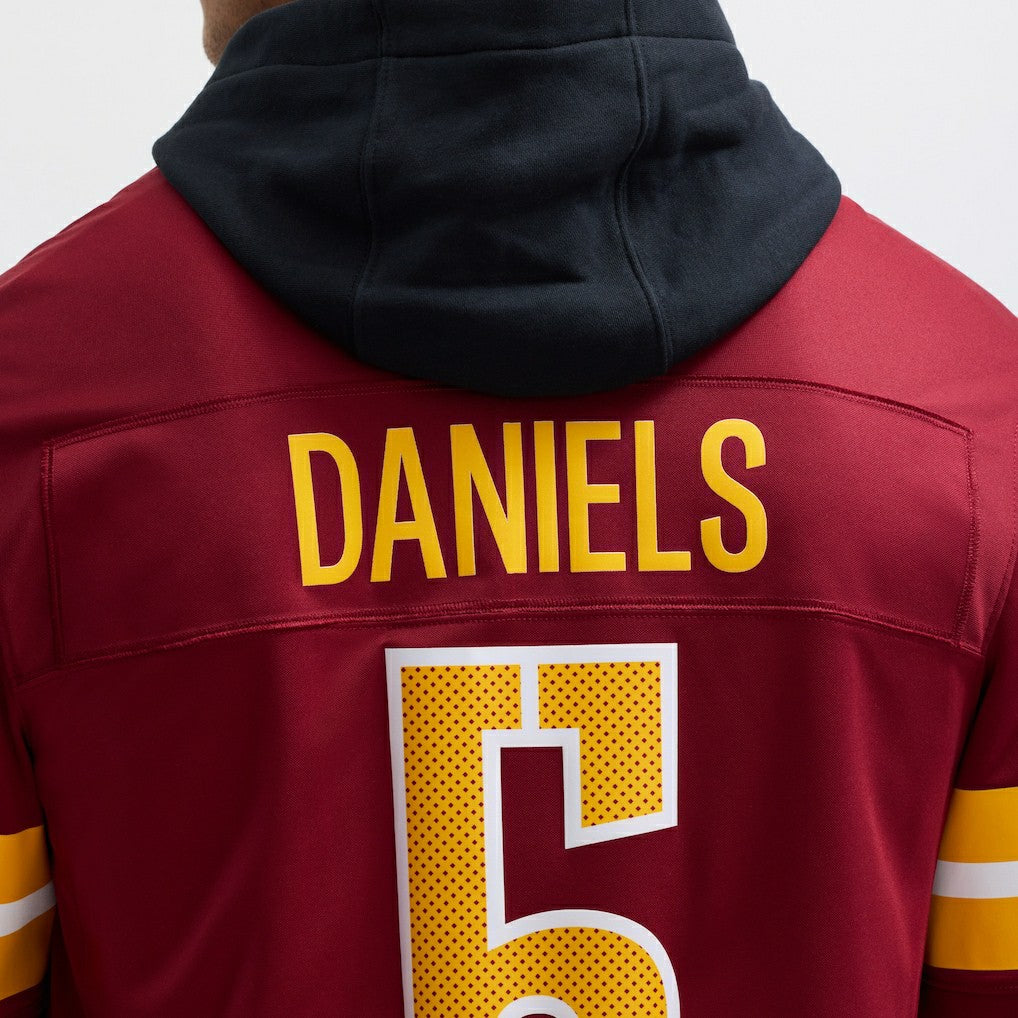 Nike Jayden Daniels Washington Commanders Vapor F.U.S.E. Limited Jersey Burgundy