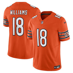 Nike Caleb Williams Chicago Bears Vapor F.U.S.E. Limited Jersey Orange