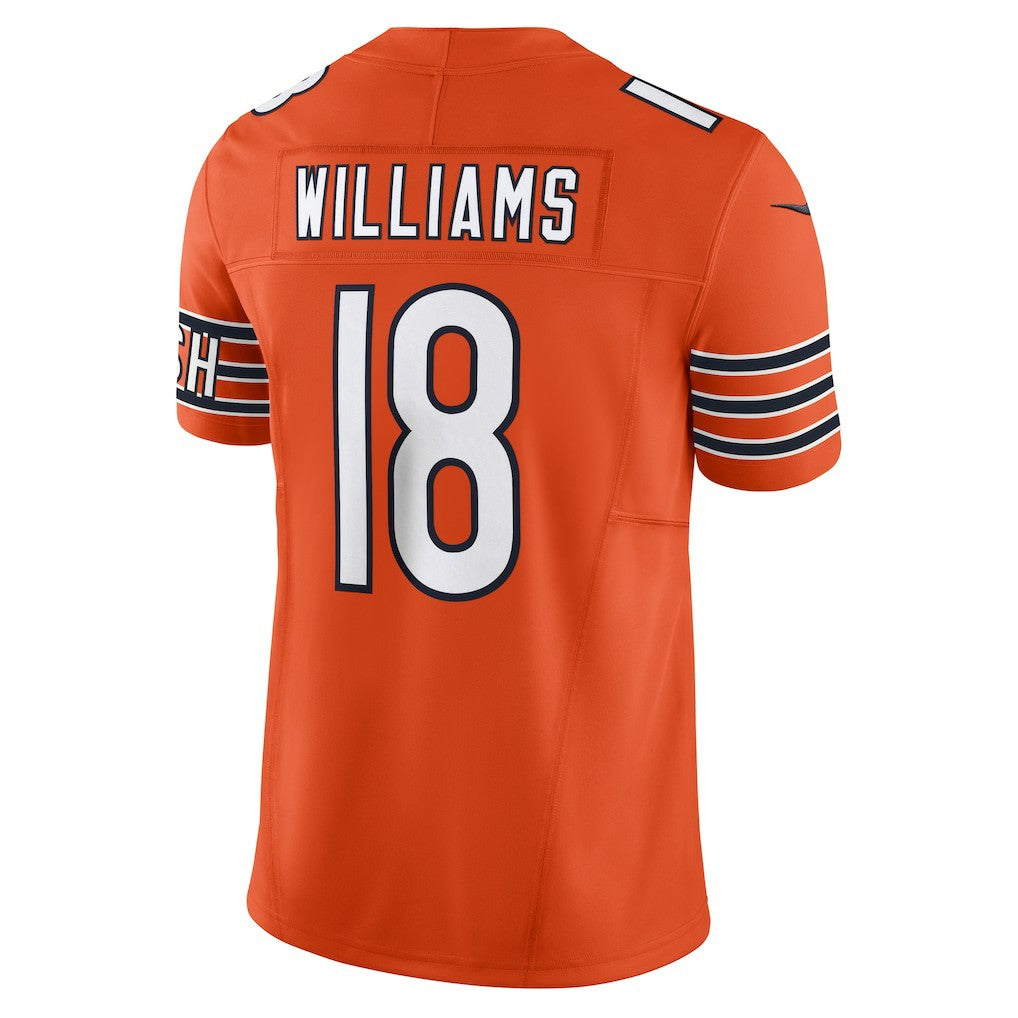 Nike Caleb Williams Chicago Bears Vapor F.U.S.E. Limited Jersey Orange